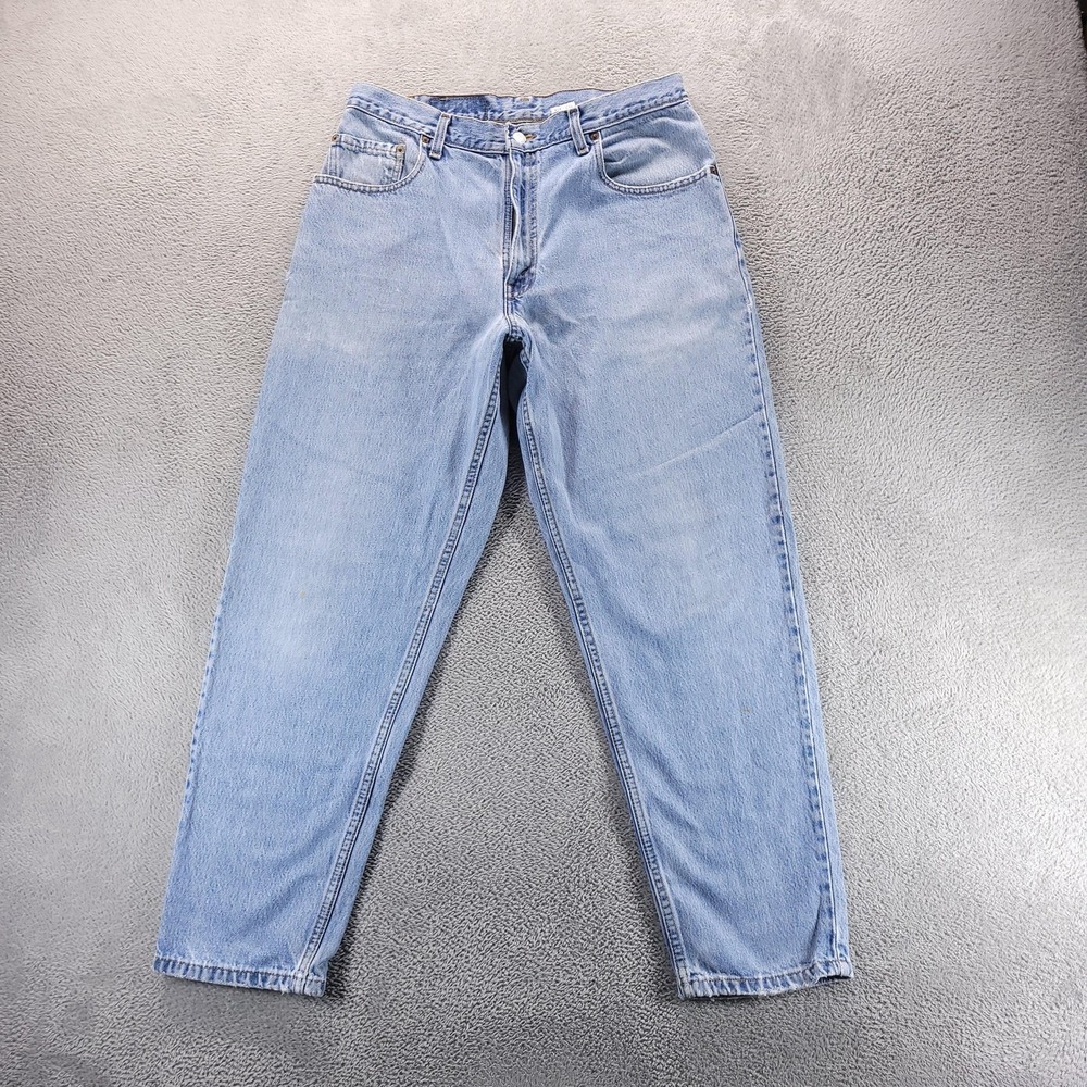 VTG Levis 560 Jeans Mens 34x30 Blue Relaxed Tapered Light Wash Comfort Fit Y2K